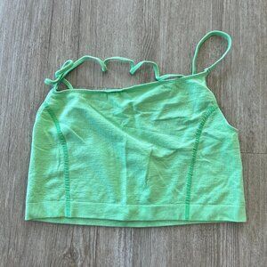 Womens Urban Outfitters Green Cropped Tank / Bralette - XL